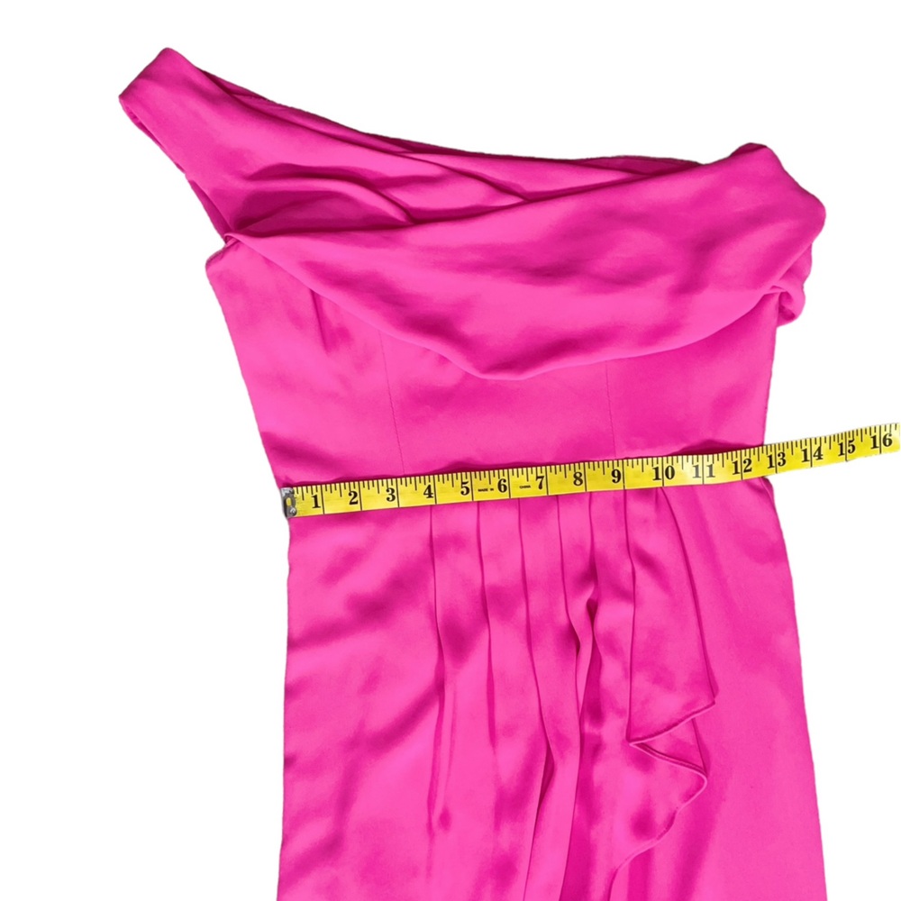 BCBGMaxAzria “Kail” Draped One Shoulder Gown - Picture 9 of 16